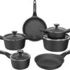 Merkloos Luxe 10 Delige Pannenset - Voor Alle Warmtebronnen - Inductie -Glazen Deksel 1 Merkloos Luxe 10 Delige Pannenset - Voor Alle Warmtebronnen - Inductie -Glazen Deksel -Keuken Pot 1200x999 2