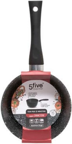 5Five - Steelpan/sauspan - Alle Kookplaten Geschikt - Zwart - D16 Cm 6 5Five - Steelpan/sauspan - Alle Kookplaten Geschikt - Zwart - D16 Cm -Keuken Pot 604x1200
