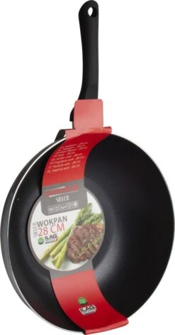 Löwenthal Hoogwaardige Wokpan PRO - Ø 28 Cm - PFOA Vrije Anti-aanbaklaag - Zwart - Chef's Choice -Keuken Pot 628x1200