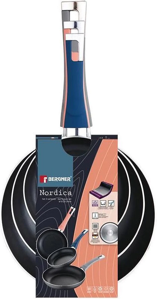 Bergner Koekenpannenset Nordica - inductie Bergner Koekenpannenset Nordica - Inductie -Keuken Pot