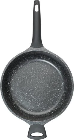 Sola Hapjespan Fair Cooking - Ø 28 Cm - Zwart/wit - Aluminium - Antiaanbaklaag 6 Sola Hapjespan Fair Cooking - Ø 28 Cm - Zwart/wit - Aluminium - Antiaanbaklaag -Keuken Pot 638x1200