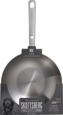 Skottsberg Wok Stainless Steel 28 Cm Roestvrijstaal -Keuken Pot 662x1200 1