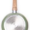 Just Vegan Koekenpan ECO Met Afneembaar Handvat 20 Cm Aluminium Groen -Keuken Pot 668x1200