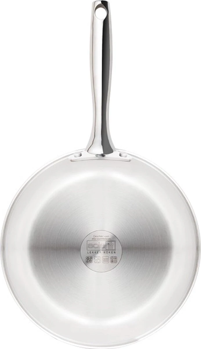 Sola Koekenpan Green Cooking - Ø 20 cm - Zilver - RVS - Dubbelwandige bodem Sola Koekenpan Green Cooking - Ø 20 Cm - Zilver - RVS - Dubbelwandige Bodem -Keuken Pot 693x1200 1