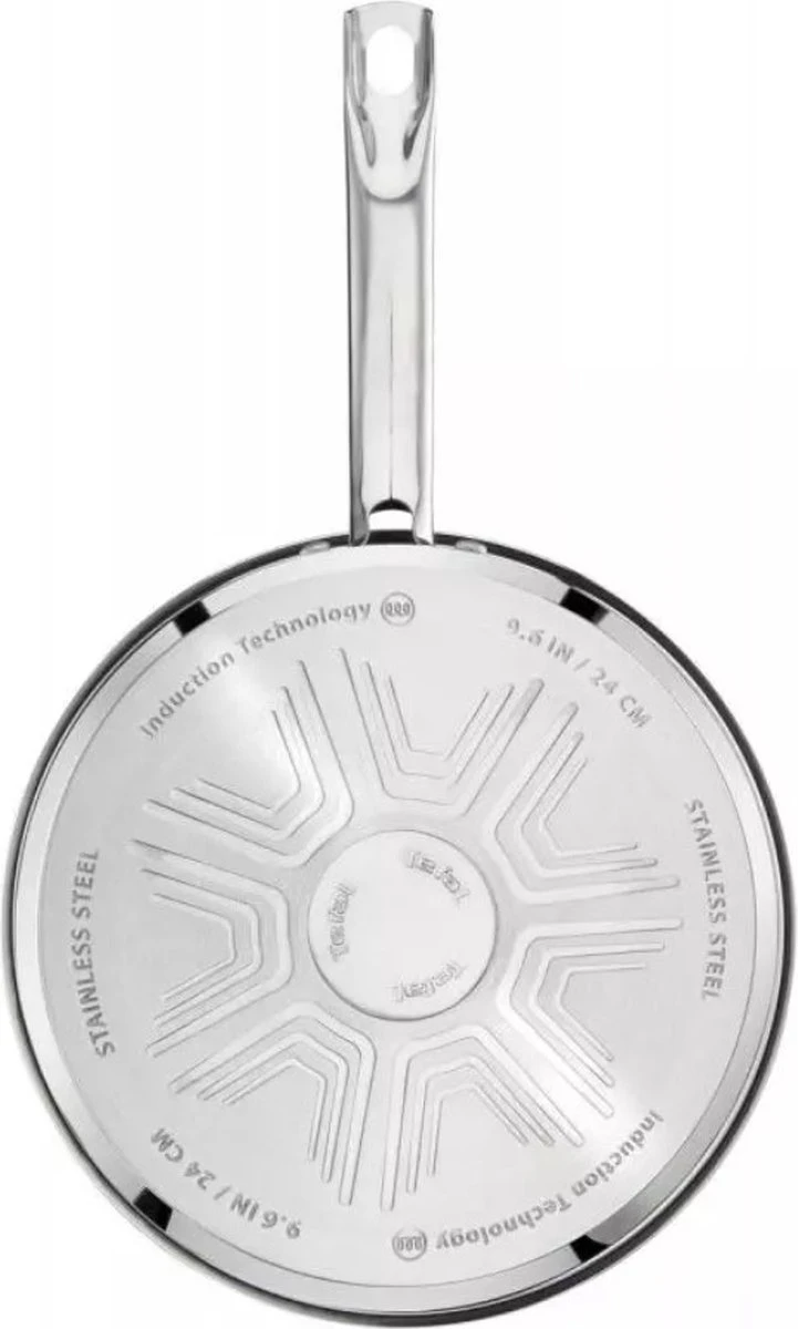 Tefal Intuition Pannenset 5-Pannen kookset - Steelpan Ø 16 cm, kookpan 18/20/24 cm, soeppan 22 cm - Zilver Tefal Intuition Pannenset 5-Pannen Kookset - Steelpan Ø 16 Cm, Kookpan 18/20/24 Cm, Soeppan 22 Cm - Zilver -Keuken Pot