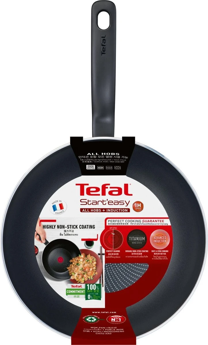 Tefal Start'easy wokpan 28 cm - PFOA Vrij - Geschikt Voor Alle Warmtebronnen Tefal Start'easy Wokpan 28 Cm - PFOA Vrij - Geschikt Voor Alle Warmtebronnen -Keuken Pot 723x1200 1