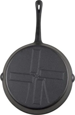 The Windmill Koekenpan Skillet Maxi 26 Cm Gietijzer Zwart -Keuken Pot 789x1200