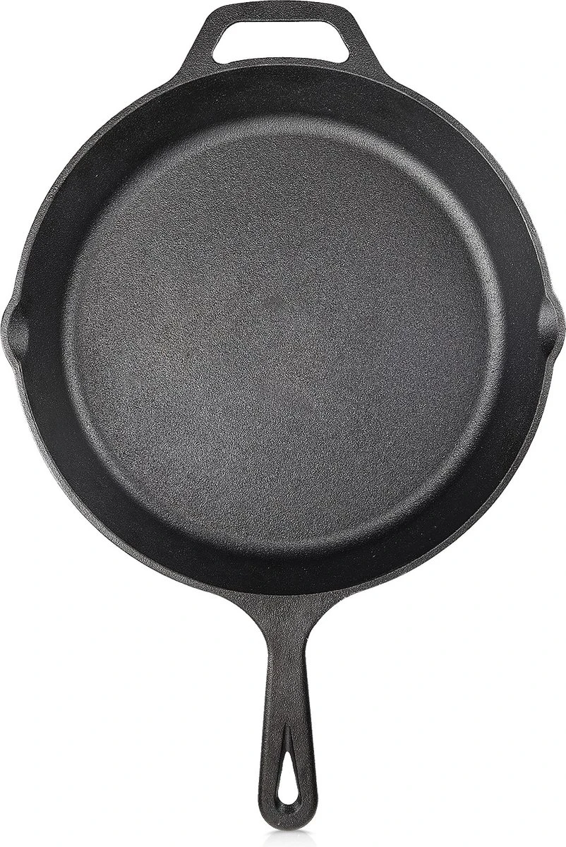 Navaris gietijzeren koekenpan - Braadpan van gietijzer - Ronde skillet - Geschikt voor alle warmtebronnen - Ø 30 cm - Ovenbestendig tot 260 graden Navaris Gietijzeren Koekenpan - Braadpan Van Gietijzer - Ronde Skillet - Geschikt Voor Alle Warmtebronnen - Ø 30 Cm - Ovenbestendig Tot 260 Graden -Keuken Pot 802x1200 1