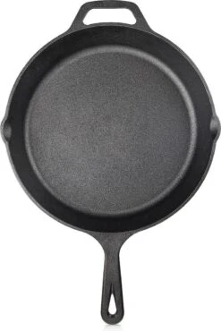 Navaris Gietijzeren Koekenpan - Braadpan Van Gietijzer - Ronde Skillet - Geschikt Voor Alle Warmtebronnen - Ø 25 Cm - Ovenbestendig Tot 260?graden -Keuken Pot 802x1200 2