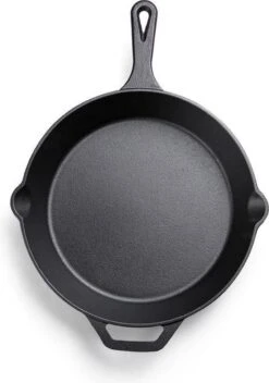 Koock Amsterdam® Skillet Gietijzer - Koekenpan - Geschikt Voor Alle Warmtebronnen Incl. BBQ En Inductie -Keuken Pot 842x1200