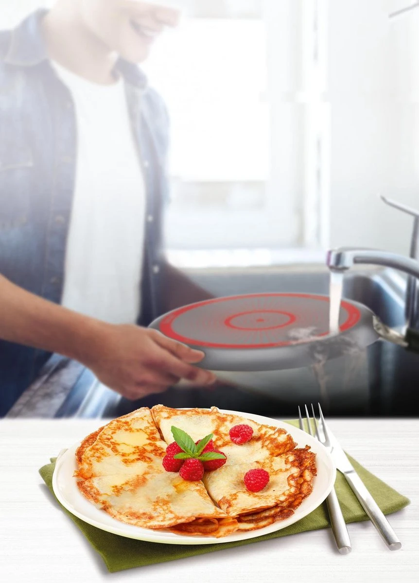 Tefal Simply Clean Pannenkoekpan 25 cm - Let Op! Niet geschikt voor INDUCTIE! Tefal Simply Clean Pannenkoekpan 25 Cm - Let Op! Niet Geschikt Voor INDUCTIE! -Keuken Pot