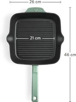 Springlane Gietijzeren Grillpan Mint, 26 Cm 3 Springlane Gietijzeren Grillpan Mint, 26 Cm -Keuken Pot 896x1200