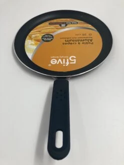 Zwarte Crêpe Pan 26 Centimeter Aluminium Inductiepan - Zwarte Pannenkoekenpan - Pan Met Steel -Keuken Pot 900x1200 7