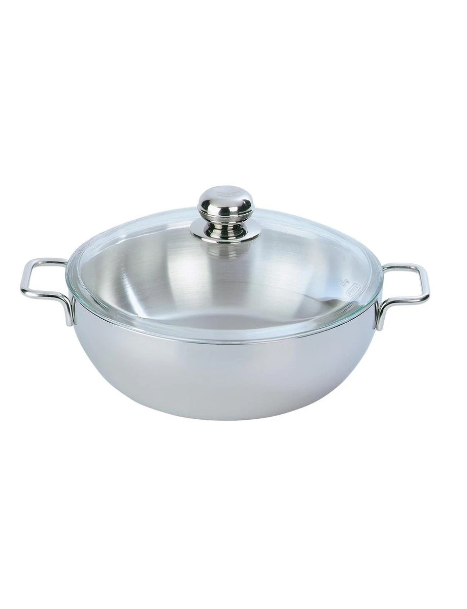Demeyere Apollo Sauteerpan - Met glazen deksel - 28 cm Demeyere Apollo Sauteerpan - Met Glazen Deksel - 28 Cm -Keuken Pot