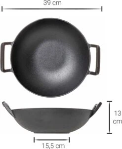 Blackwell Wadjan Wokpan - Gietijzer - 32 Cm - Zwart -Keuken Pot 983x1200 2