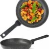 Flonal Pietra Lavica - Koekenpan - Ø 26cm - 100% PFOA Vrij - Aluminium - Ergonomische Handgreep - Geschikt Voor Alle Warmtebronnen -Keuken Pot 990x1200